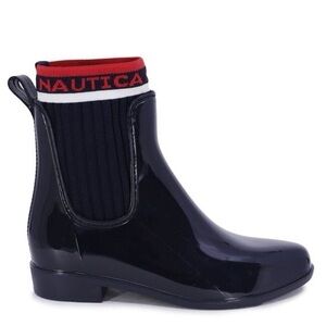 NAUTICA LOGO SOCK CHELSEA RAIN BOOT​​